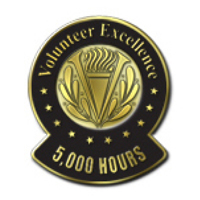 Volunteer Excellence - 5000 Hours